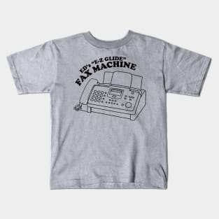 Ed's "EZ Glide" Fax Machine Kids T-Shirt